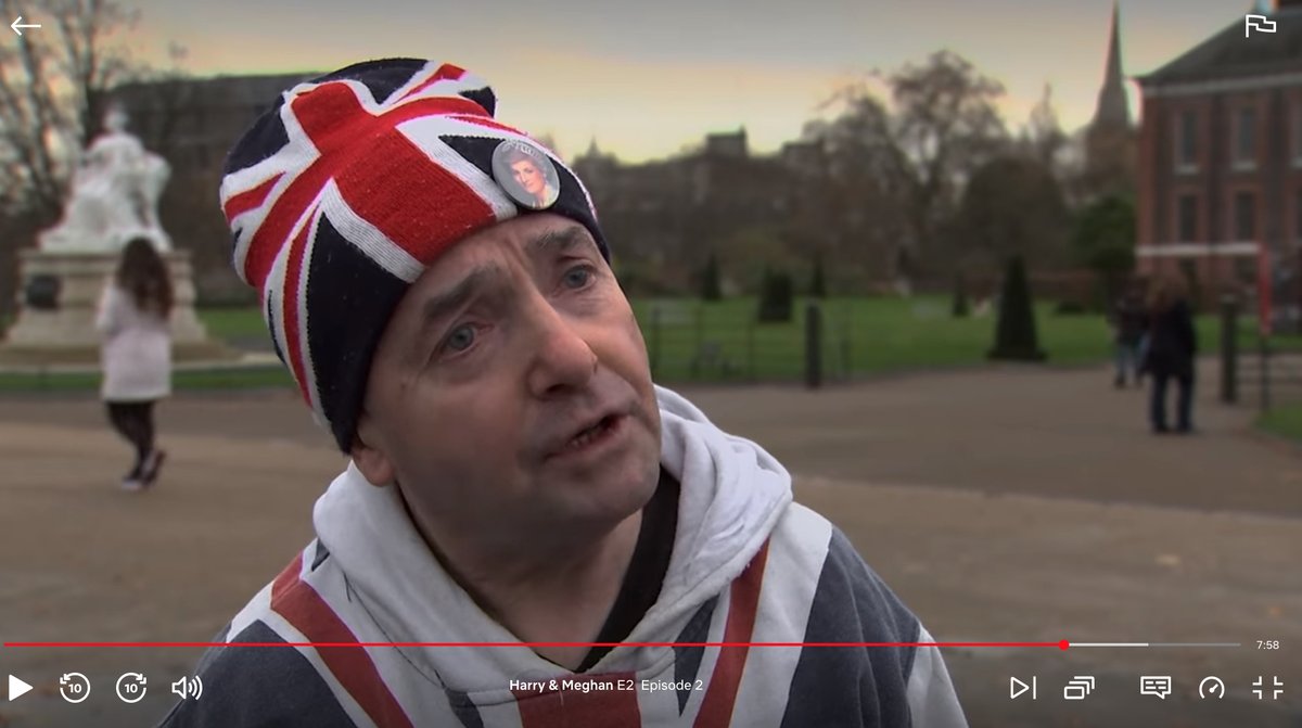 braincoffee's tweet photo. #OneAndOther folks - Totally expected, but excellent nonetheless - John L. pulls a scene in the new "Harry & Meghan" documentary series! https://t.co/S7Yhlz2i6u