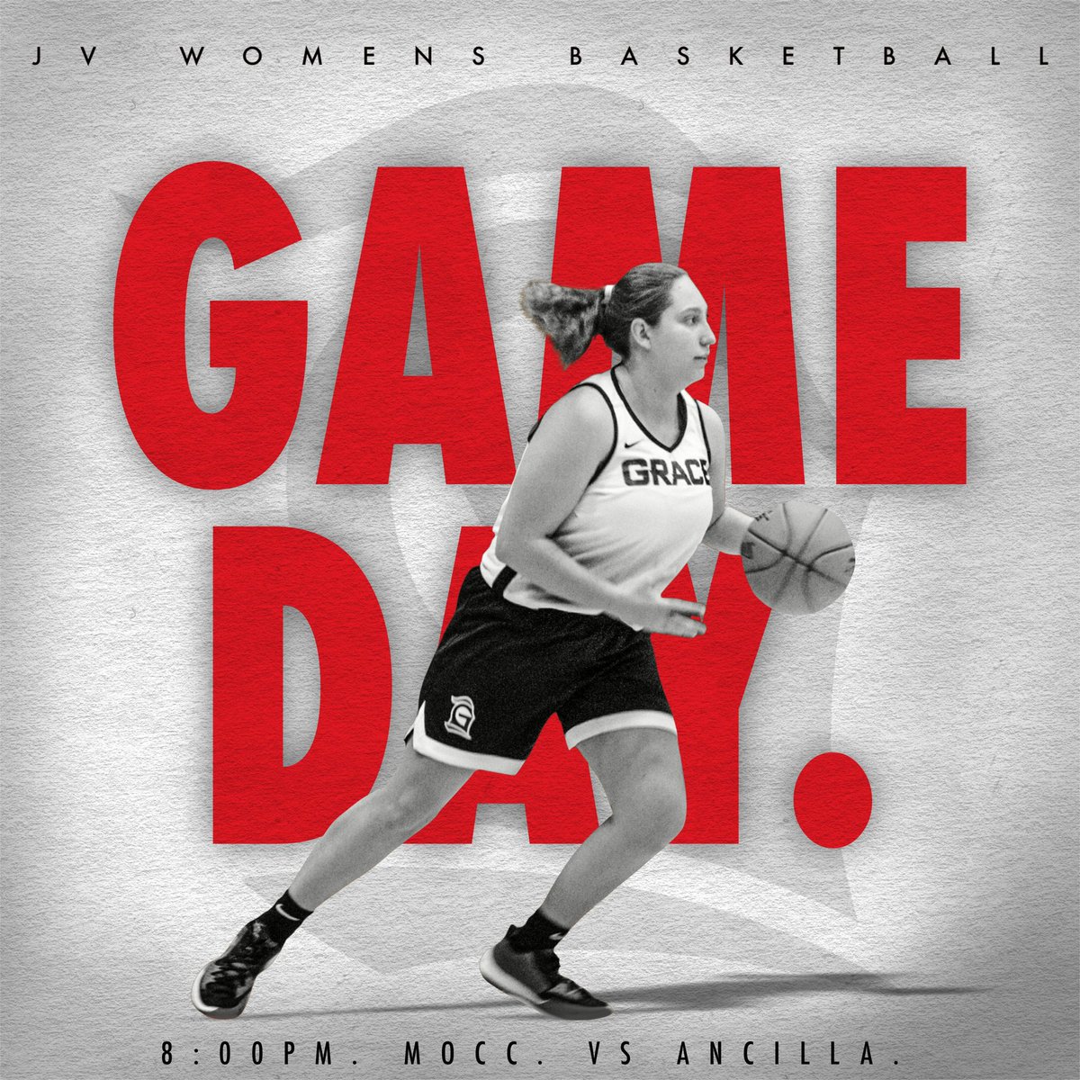gcwbb_jv's tweet photo. Finals are wrapping up &amp; we’re ready to close out the semester with a HOME GAME 🔥

Tonight at 8pm in the MOCC! https://t.co/ANFP8tdSd0