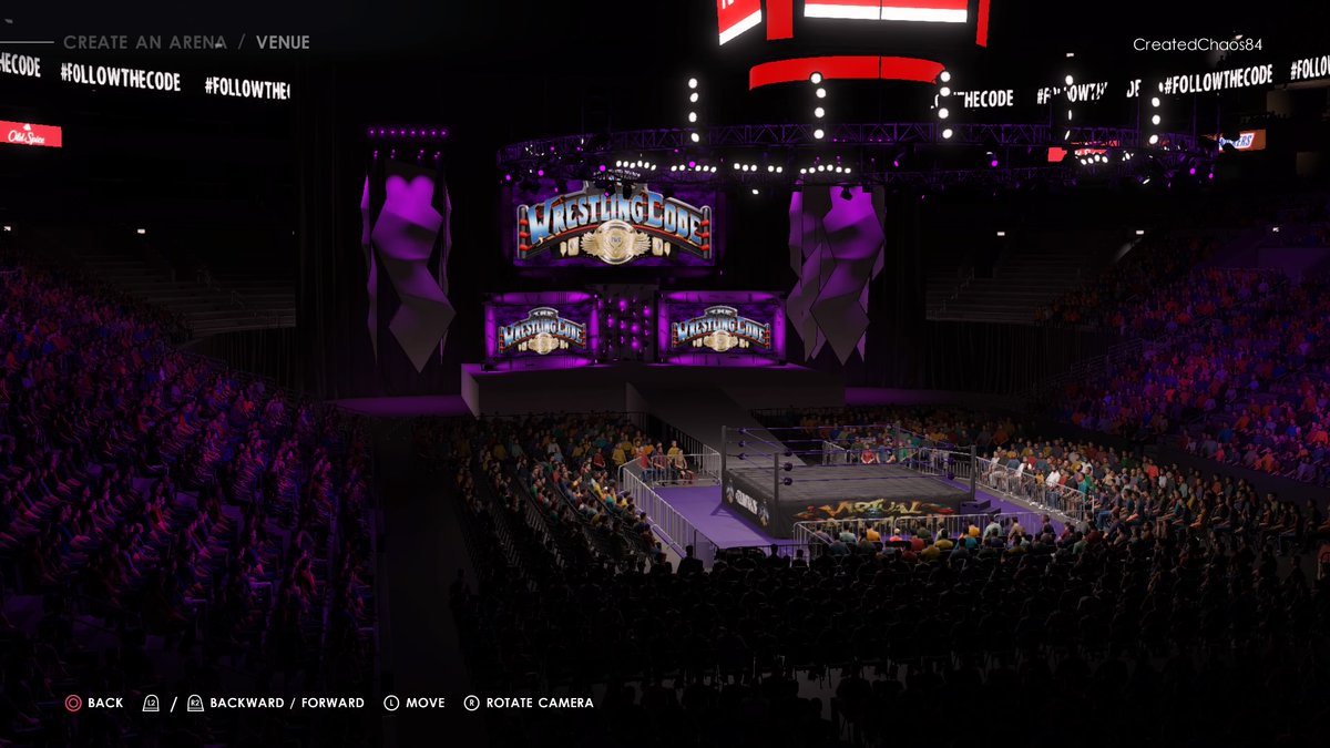 CreatedChaos2's tweet photo. Custom Wrestling Code Arena on PS's CC  #VirtualBasement #TheWrestlingCode #FollowTheCode https://t.co/maveowQ8JG