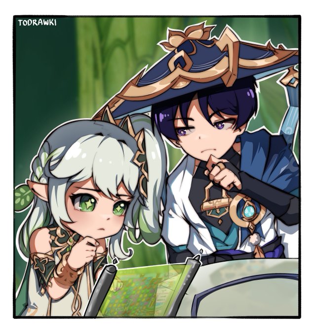"So this is what it takes to be an archon, interesting."
#nahida #wanderer #GenshinImpact 