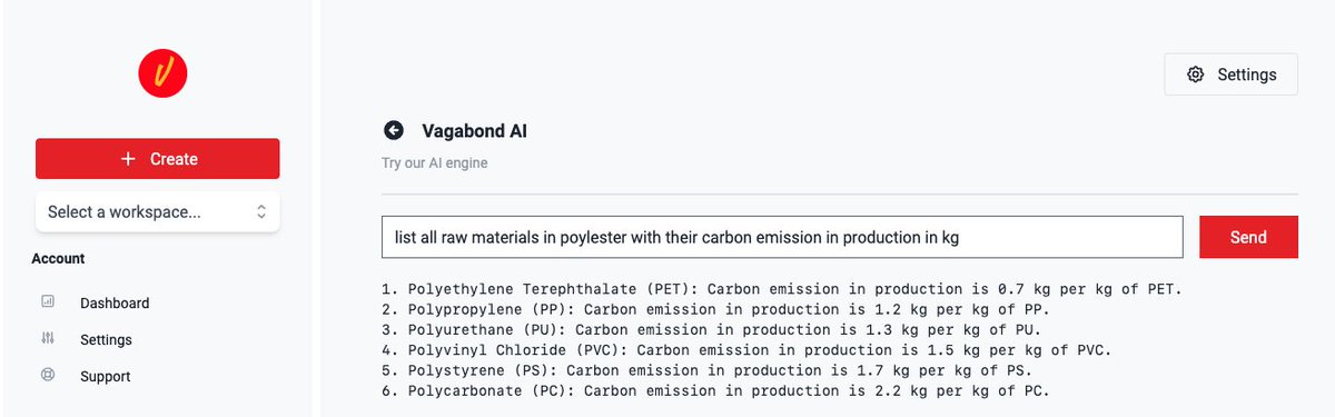 'AI can help reduce #CarbonEmissions and improve #ESG performance. By using AI to analyze data, companies can identify areas of improvement and develop strategies to reduce their environmental impact. #AI #Sustainability #ClimateChange' This post was written by the same AI 😆