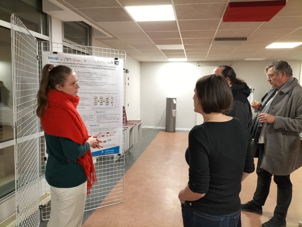 Gondret Florence (@florencegondret) on Twitter photo Séminaire du métaprogramme DigitBio #Inrae. <a href="/CamilleJuigne/">Camille Juigné</a> présente un poster sur ses travaux de thèse sur l'intégration de données et graphes de réactions. Coencadrée par <a href="/EmmanuelleBeck4/">Emmanuelle Becker</a> et <a href="/FlorenceGondret/">Gondret Florence</a>. <a href="/INRAE_DPT_PHASE/">INRAE PHASE</a> <a href="/DylissTeam/">DyLiSS Team</a> Séminaire du métaprogramme DigitBio #Inrae. <a href="/CamilleJuigne/">Camille Juigné</a> présente un poster sur ses travaux de thèse sur l'intégration de données et graphes de réactions. Coencadrée par <a href="/EmmanuelleBeck4/">Emmanuelle Becker</a> et <a href="/FlorenceGondret/">Gondret Florence</a>. <a href="/INRAE_DPT_PHASE/">INRAE PHASE</a> <a href="/DylissTeam/">DyLiSS Team</a>