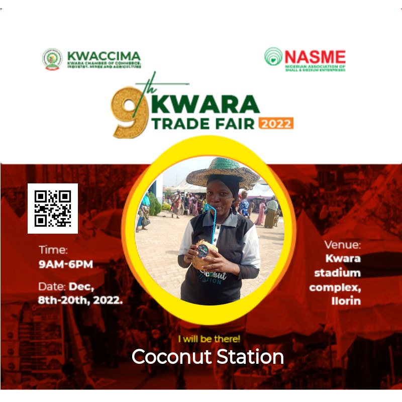 coconutstation's tweet photo. Come and experience the nature's goodness  at stall NMJ-009. 

#coconut #coconutwater #kwaccima  #kwaratradefair #9thkwaratradefair #mykwaratradefair #kwaravendorsgroup #harmonythroughcommerce https://t.co/xmCfX4tHec