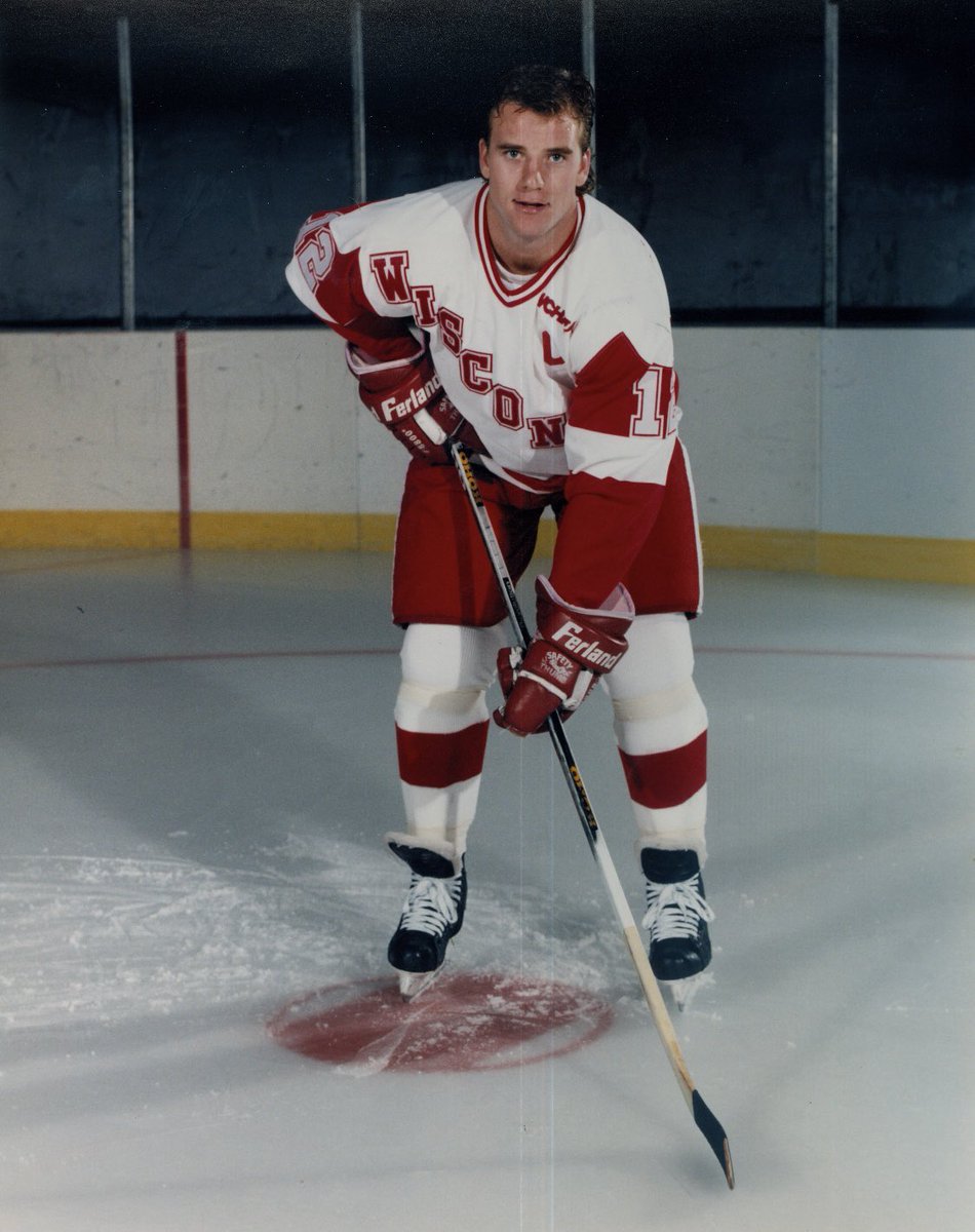 TonyGranato's tweet photo. #BadgerAlumoftheDay: Doug Macdonald, ’88-92, 152GP, 75g, 114a, 189pts, Port Moody, BC, ‘90 NCAA &amp; WCHA champ, ‘92 captain, ’89 WCHA Final Five All-Tourney, Ivan B. Williamson Scholastic Award, ’91 Jim Santulli 7th Man Award, GWG ‘90 WCHA championship game vs Minnesota https://t.co/sZxggjqPtH