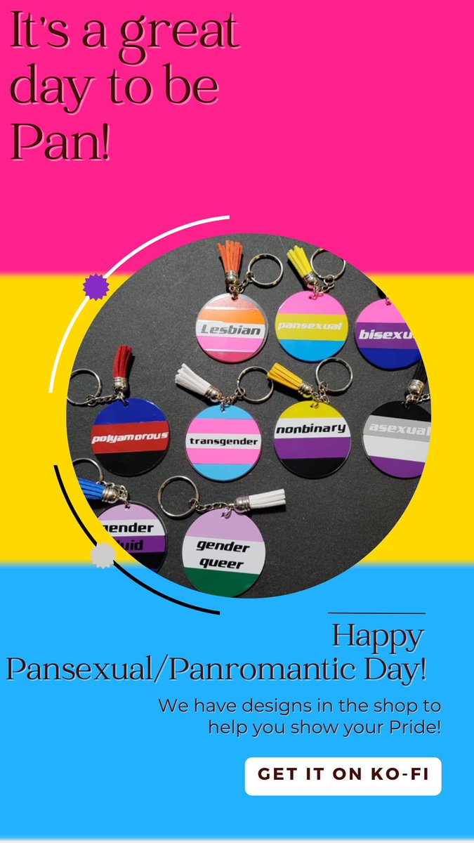 NatNKeeCustoms's tweet photo. Happy #PansexualDay and #PanromanticDay~
https://t.co/2vTFWkfMkx
#Pride #LGBTQIA #BlackOwnedBusiness #Handmade #CommissionsAlwaysOpen https://t.co/OVoZXM1SAu