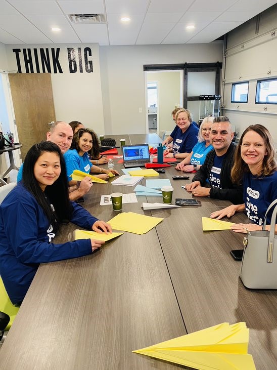 This morning we hosted the Navy Federal Credit Union Executive Development Program. What a wonderful group of hard working, dedicated leaders, who are eager to give back in our community. Thank you for your help!