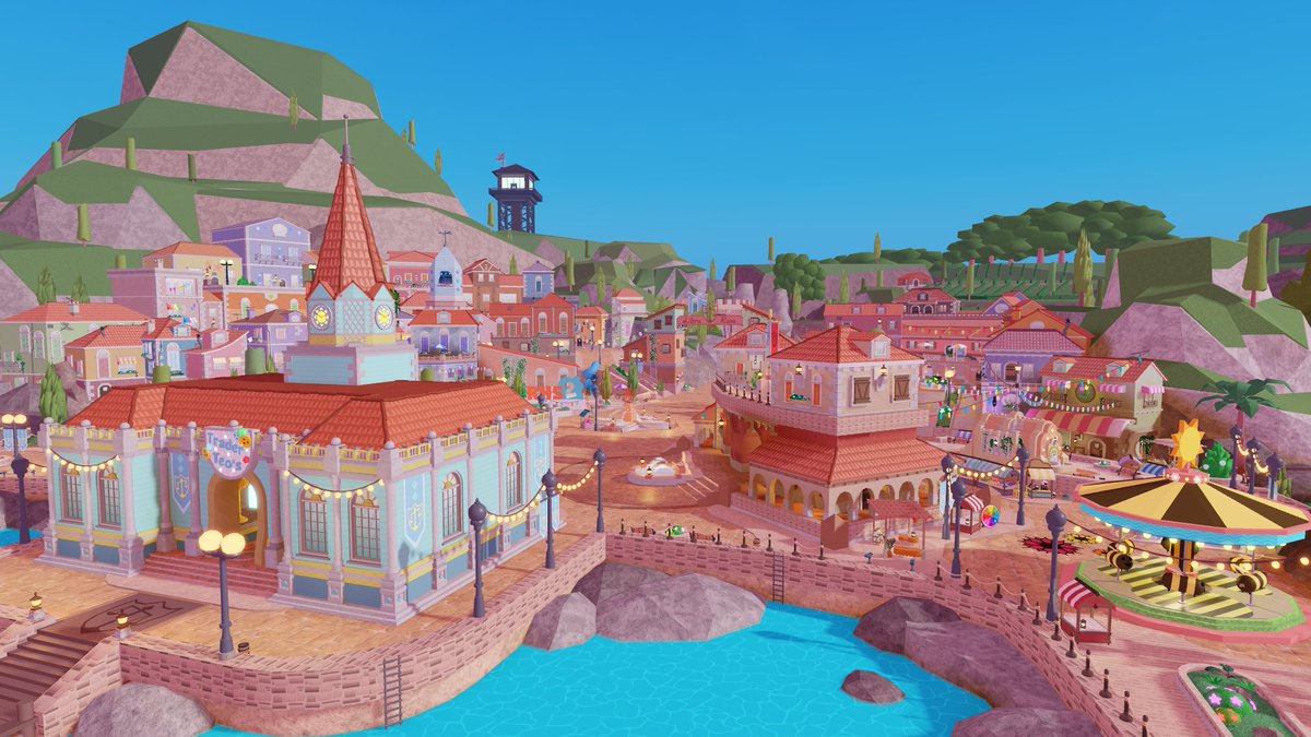 RHS2Game's tweet image. ⏰ The #RHS2 Trading Update releases TOMORROW at 5pm ET!

You&apos;ll finally get to visit the brand new city of Libra Rosa! Here&apos;s a few more sneak peeks if you haven&apos;t seen yet ☀️

#Roblox