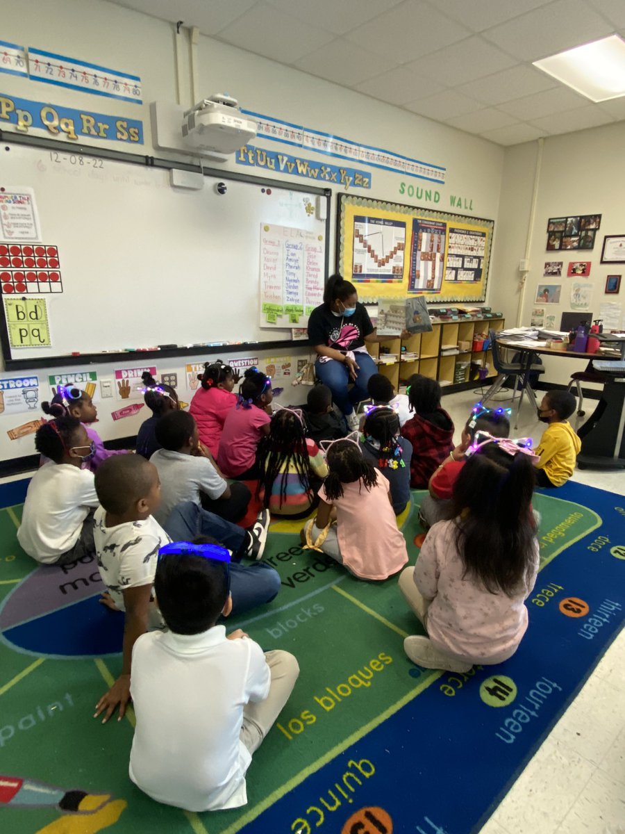 High schoolers from Tri-Cities came to read to our first graders today! The kids loved it!