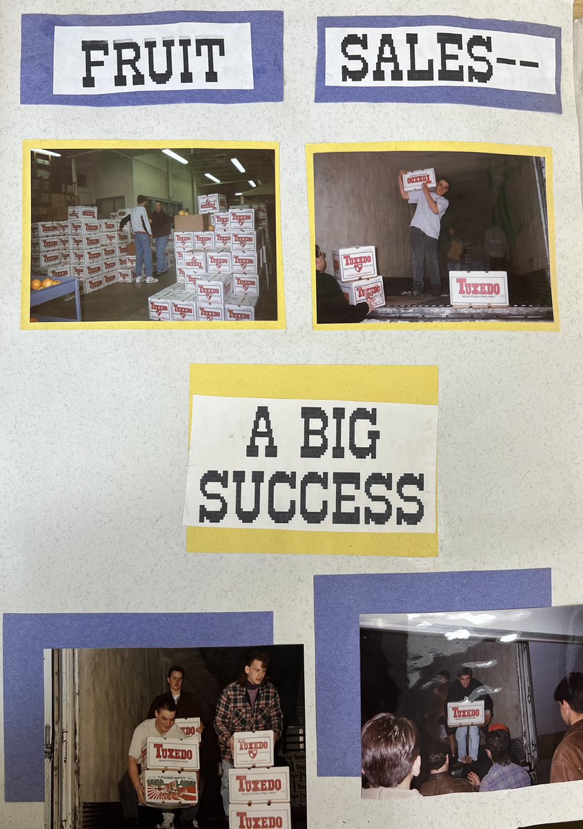 ffa_oakhill's tweet photo. I’m honor of fruit sales coming in earlier this week, here’s a throwback from the 1992 fruit sales! https://t.co/VMYyI6PkX8