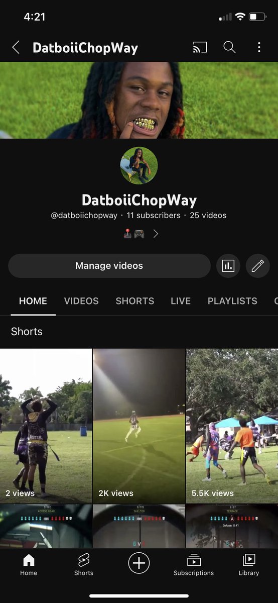 ChopWay's tweet image. Y’all go subscribe to my YouTube &amp;amp; turn me up