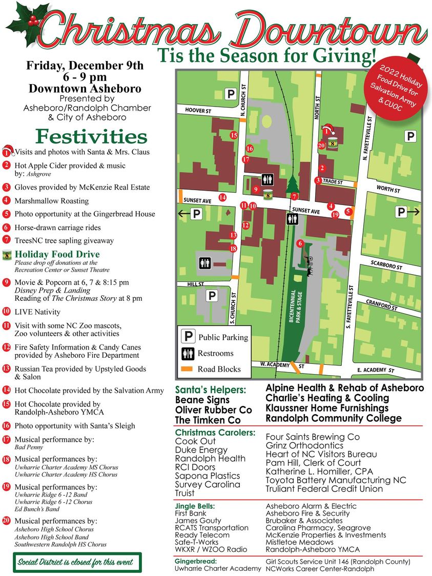 Christmas Downtown is a GO! Don't miss this special evening - Friday, December 9 from 6 - 9 pm!