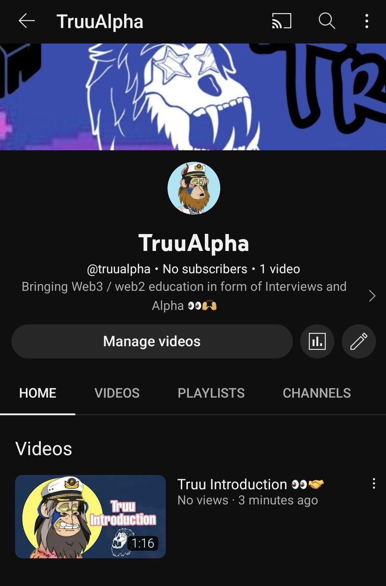 Truunik's tweet photo. And So it Begins ππ
https://t.co/6WrxeX7aUW
.
First interview with our lovely @DDish123
Dropping soon π
#TruuAlpha #Truu #LAYC #NABU #RFC #ProudToDeath #NFTCommunity #web3 https://t.co/Js6LdLrZTW