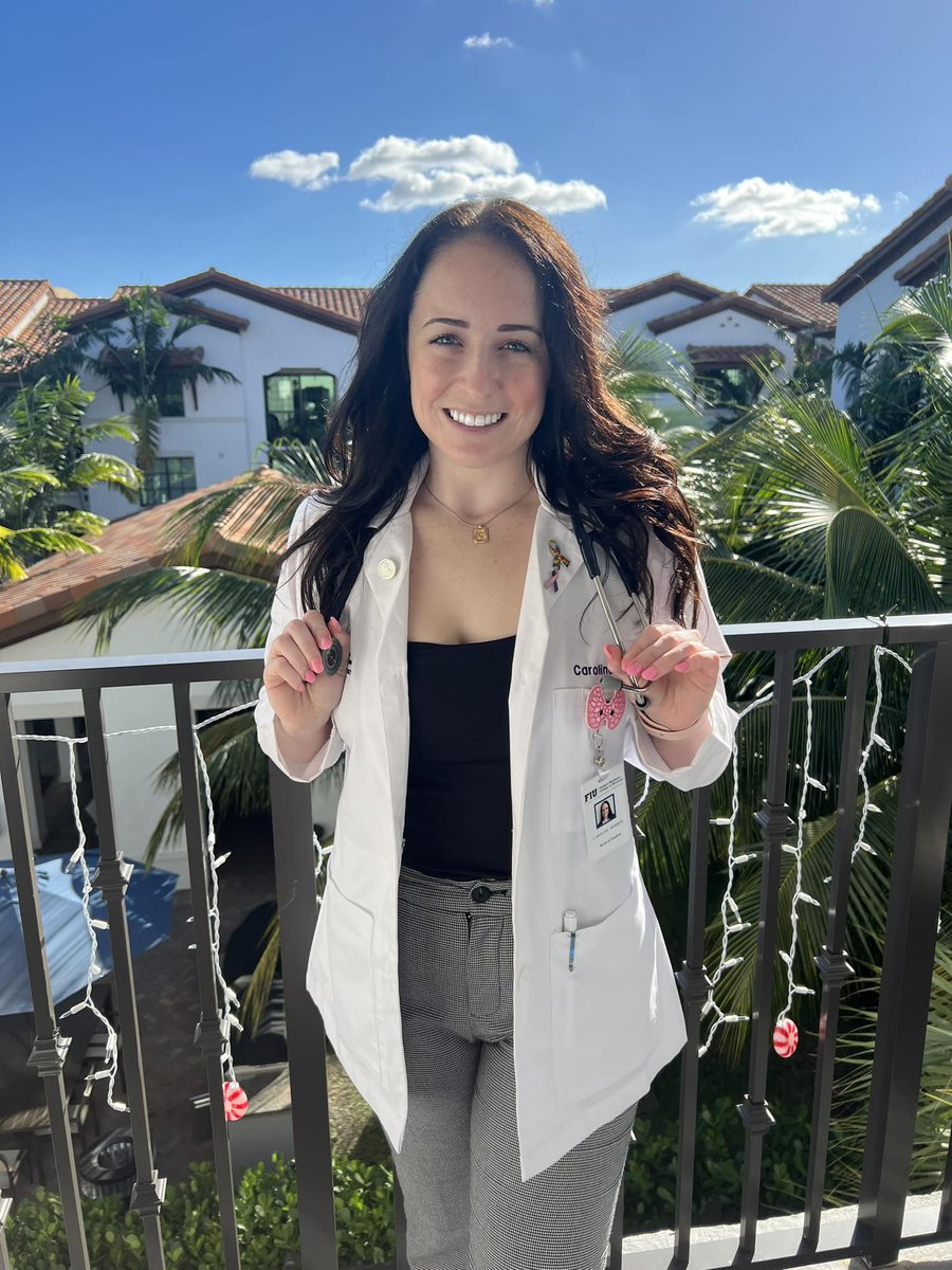 This future doctor is CANCER-FREE! "No evidence of disease" classification following body scan and tumor markers. The past 2 years have not been easy, especially since starting med school, but I'm already feeling amore free and excited to keep moving forward! #thyroidcancer🦋♥️
