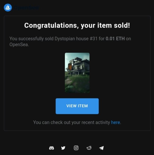 Bjs_project's tweet photo. 🥰 Dystopian house #31 SOLD🔥💥🛸 Rarety  1⭐

Big shoutout to dear @digi_caps, i'm so glad it's sold! thanks you for believing in this ambicious project, i know you're a fan of architecture! Hope i will make you dream with this trilogy! let's go🖖

#NFT #nftcommunity #bjsproject https://t.co/41yAmDveH4