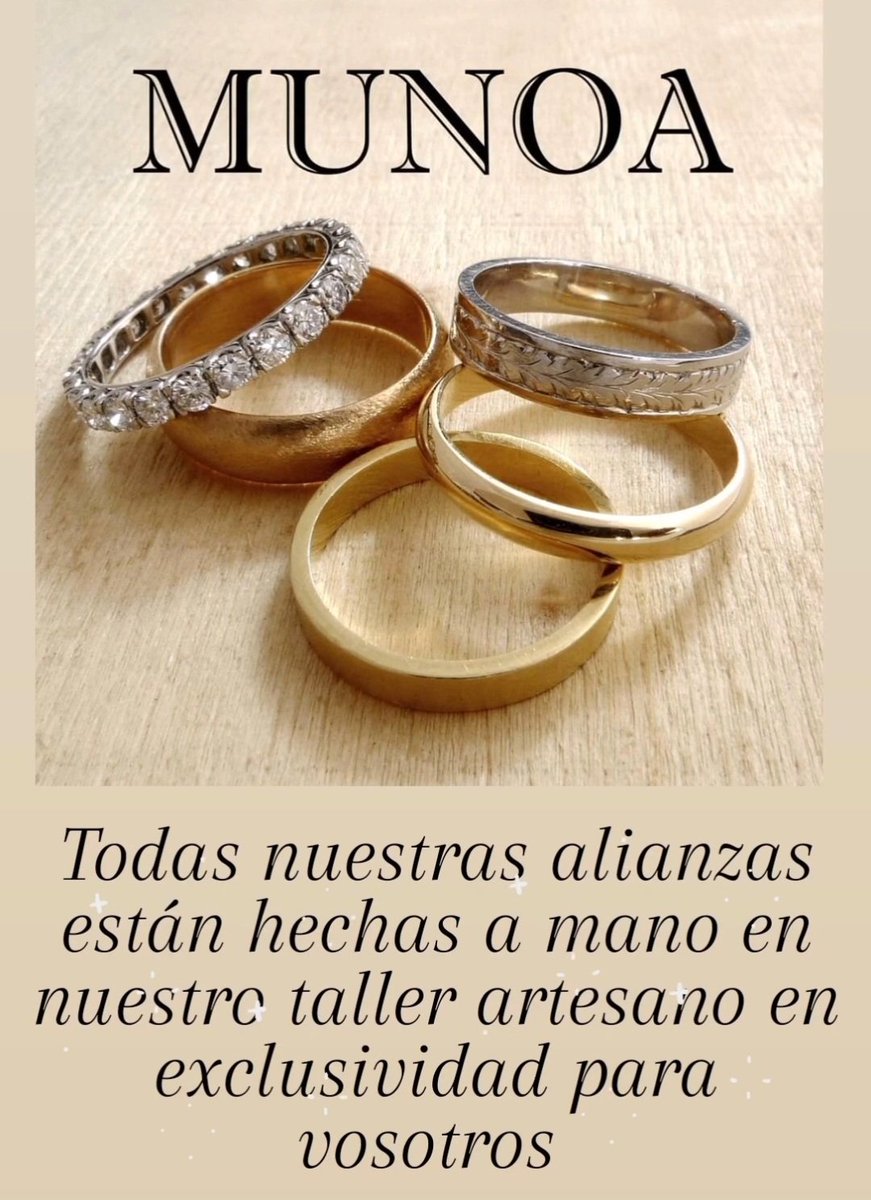 joyeriaMunoa's tweet photo. Todas nuestras nuestras alianzas están hechas a mano en nuestro taller artesano en exclusividad para vosotros #Donostia #SanSebastián #Gipuzkoa #SanSebastian #alianzas #novias #wending #joyasdecompromiso #boda #novia #joyeriaartesanal #matrimonio https://t.co/Z1fD5BZasU