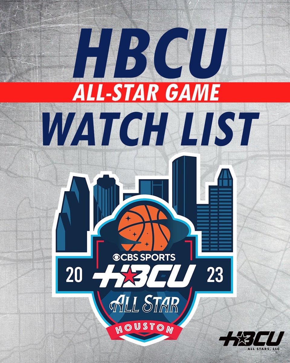. <a href="/HBCUAllstarsLLC/">HBCU All-StarsLLC</a> Announces 2023 <a href="/hbcuallstargame/">HBCU All-Star Game</a> Watch List featuring the nations top seniors and graduate students from HBCUs. (Thread)