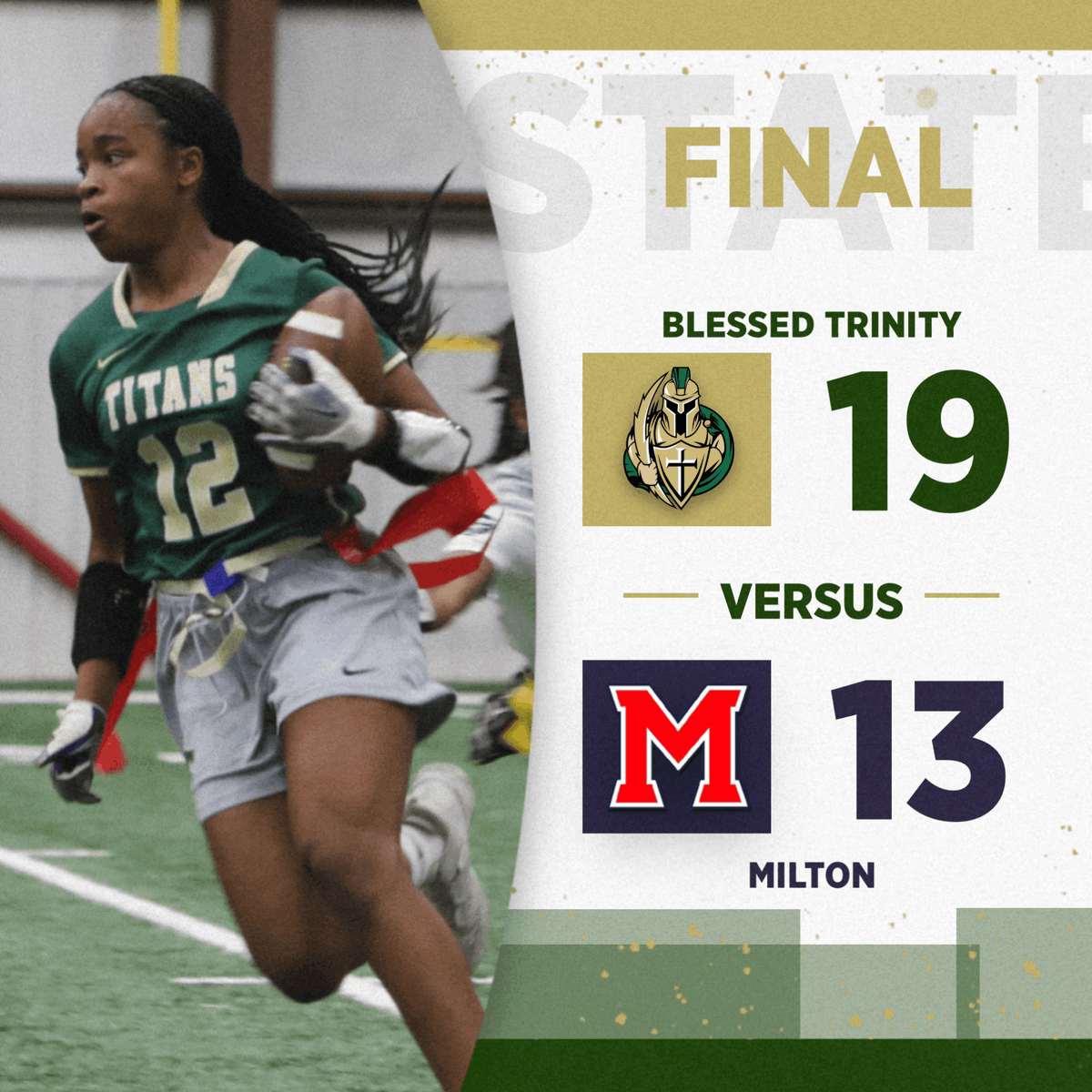 BTTitansAD's tweet photo. WHAT A GAME! WHAT A FINISH!! WHAT A SEASON!!!  Flag Football State Champions! https://t.co/QHqfOK2Ke8