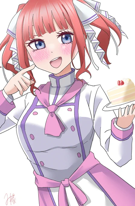 30日間続ける毎日イラスト投稿 4週間め #五等分の花嫁 #バンドリ #中野四葉 #中野三玖 #中野二乃 #中野一花  