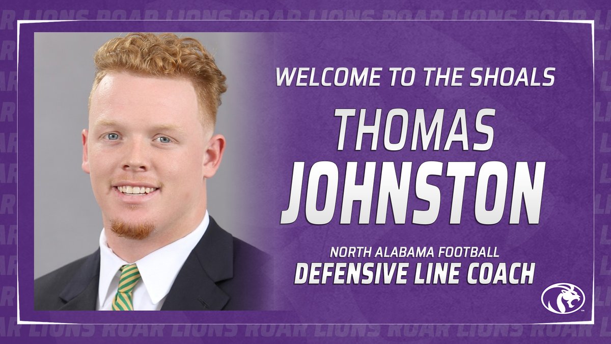 🗣️ Welcome to the Lion Family, Coach Thomas Johnston‼️

🔗 ow.ly/hmp350LYWsk
➡️<a href="/TDJohnston42/">CoachJ</a> 

#RoarLions | #RaiseTheRoar