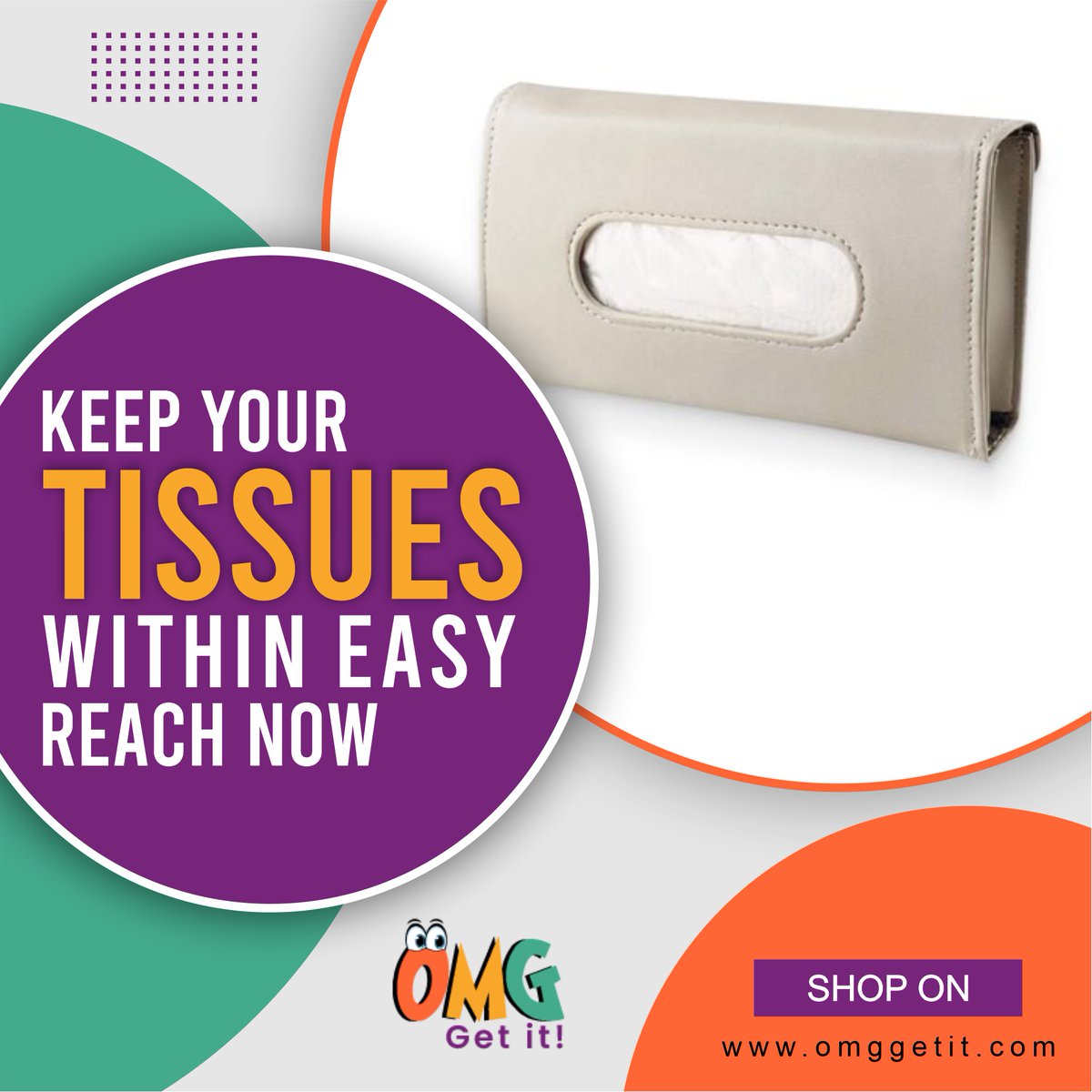 Ever get into someone’s car and see a tissue box that’s all beaten up? Avoid that and be protected.

🛍️ bit.ly/3FfieHj
.
#omggetit #tissuebox #tempattissue #tempattisu