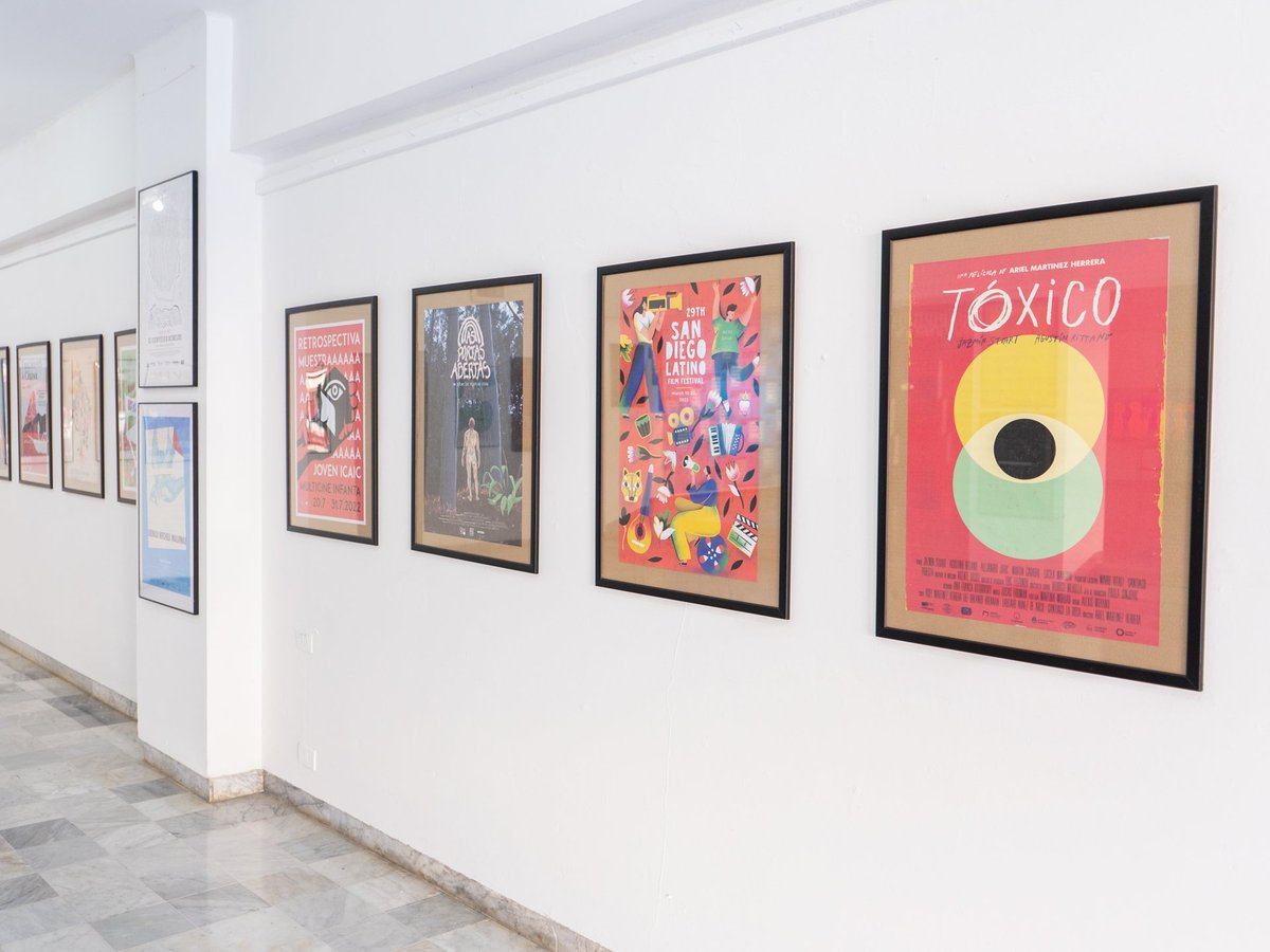 La muestra de carteles en concurso continúa su camino en las sedes durante las jornadas de Festival.