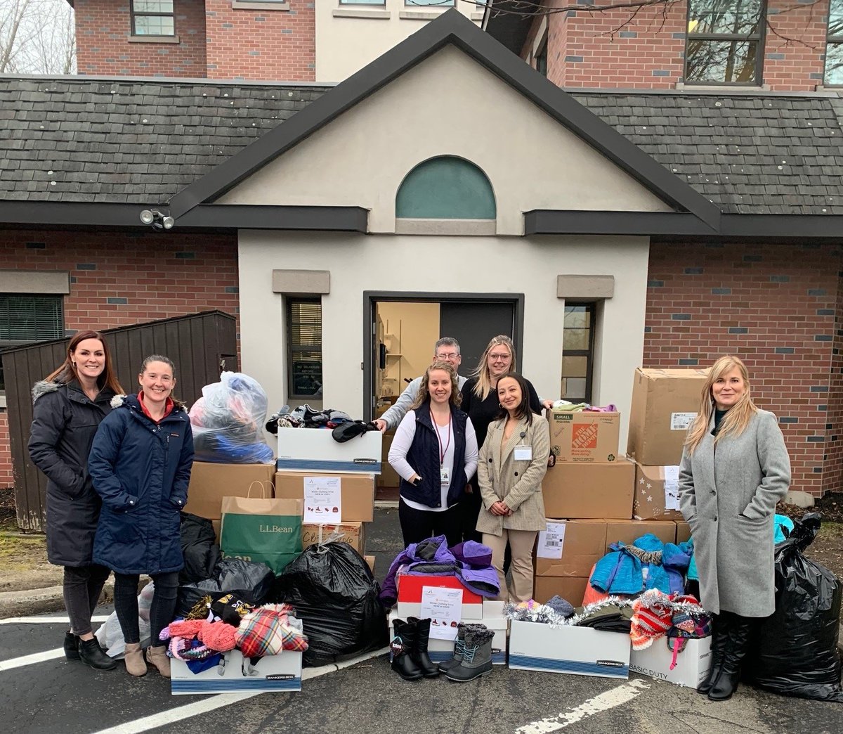 Thank you <a href="/AndroHealthcare/">Androscoggin Home Healthcare and Hospice</a> and <a href="/geigergetsit/">Geiger</a> for this incredible donation of winter clothing and gear to support our customers! Our staff can't wait to distribute all of these items to those who need them. Thank you!