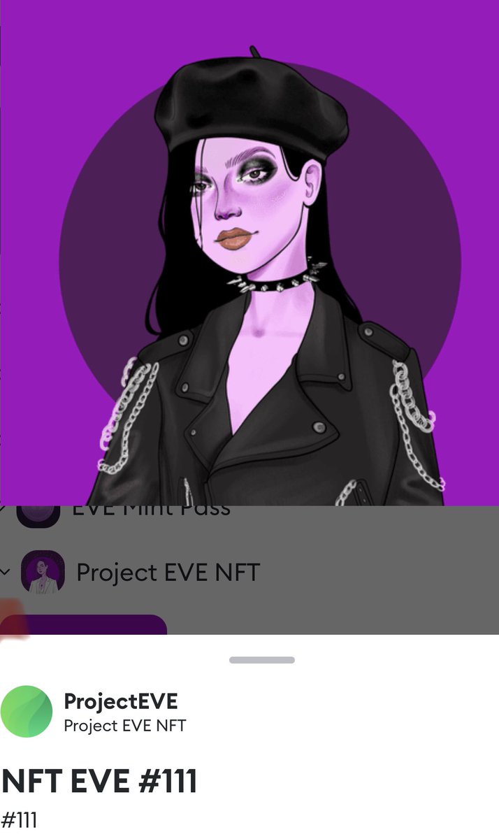 Meu NFT da <a href="/NFTEVE_/">EVE NFT</a> é simplesmente lindo!
#NFTCommunity #holders #evenft