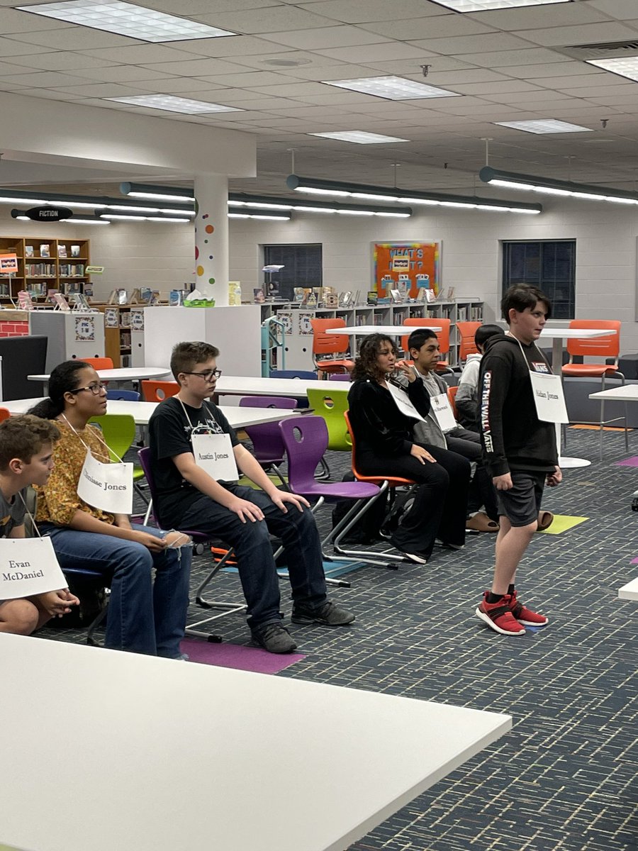Landstownms's tweet photo. Our yearly Spelling Bee is underway! Thank you to our pronouncer, Ms. Bertucci, and our judges Dr. Makovec, Ms. Uhler, and Ms. McLaughlin. https://t.co/AeighsYOnu