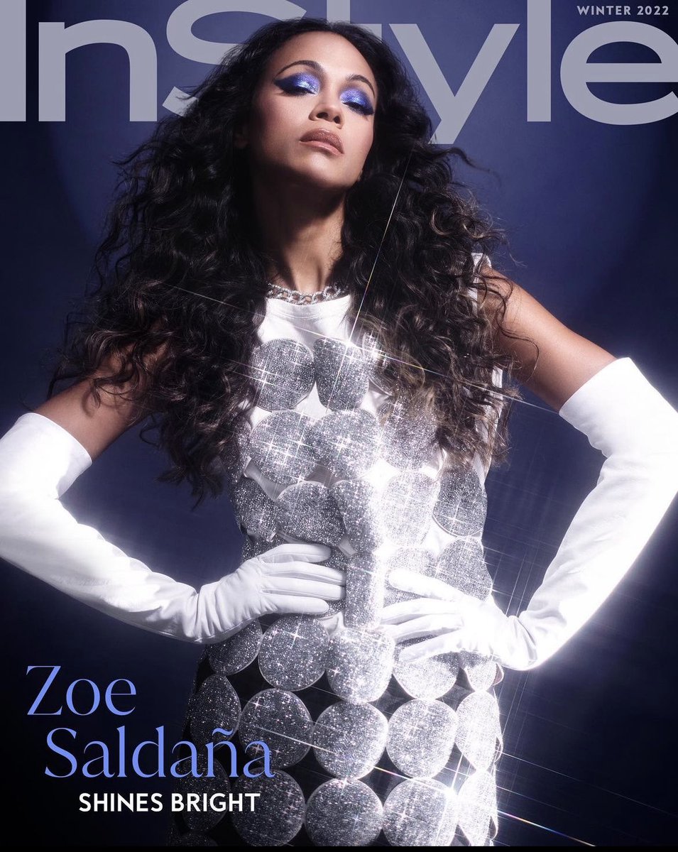 blkcoverarchive's tweet image. INSTYLE WINTER 2022
#ShinesBright
Model: Zoe Saldana
📸 James Barnes