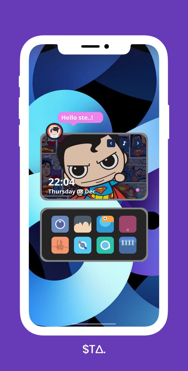 SteStanich's tweet photo. not-sunday setup
@lawnchairapp
@Payrun76
@Dr_iPh0ne
#kwgt #homescreen #Android #setup #OnePlus #iWhat #Superman https://t.co/h7Y9LAPRmK