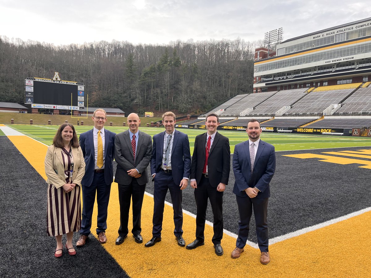 AppChancellor's tweet photo. We had terrific conversations with members of the NC General Assembly's fiscal research division today, and enjoyed giving them tours of @appstate's Boone and Hickory campuses. A big thanks to this thoughtful and engaging team for investing your time in us today! https://t.co/McnMlzHgbS