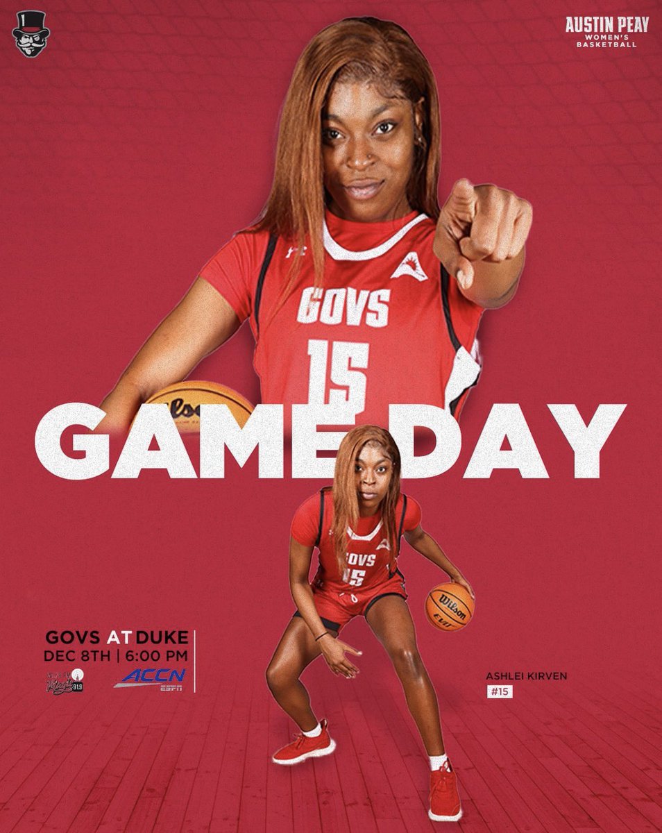 Just about two hours away from 91.9 FM Sports Team’s live coverage of <a href="/GovsWBB/">Austin Peay Women's Basketball</a> game at Duke. Tip-off is 6 p.m. Listen <a href="/wapxfm919/">WAPX-FM 91.9</a> and letsgopeay.com/watch. 📸 courtesy: <a href="/GovsWBB/">Austin Peay Women's Basketball</a>