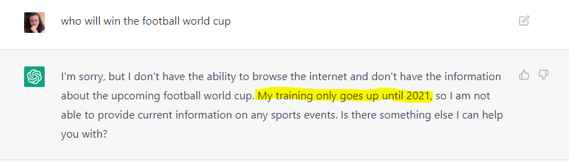 This is why we need continual learning ;)