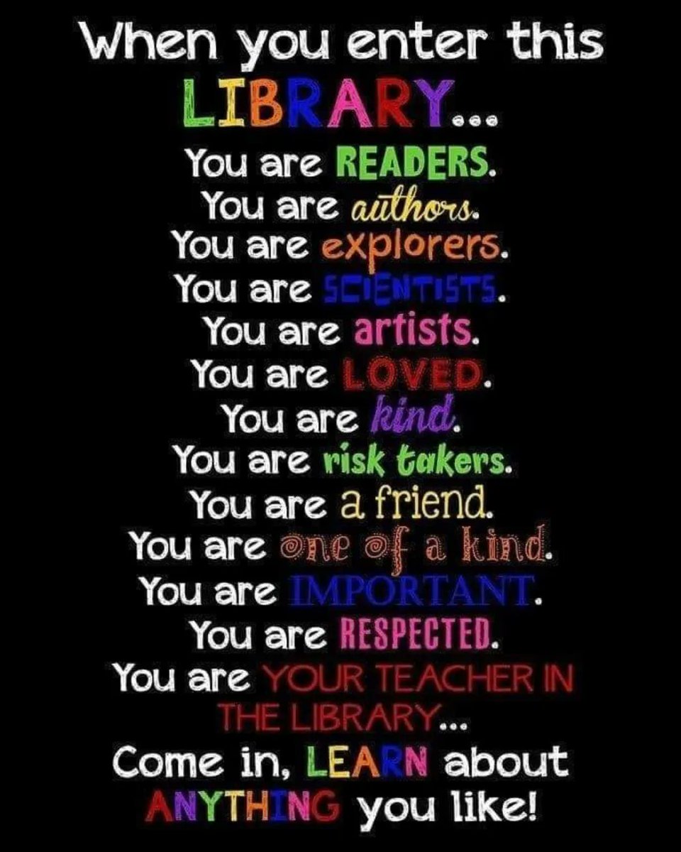 MackinLibrary's tweet image. #Libraries remind you that you could be anything you wish!