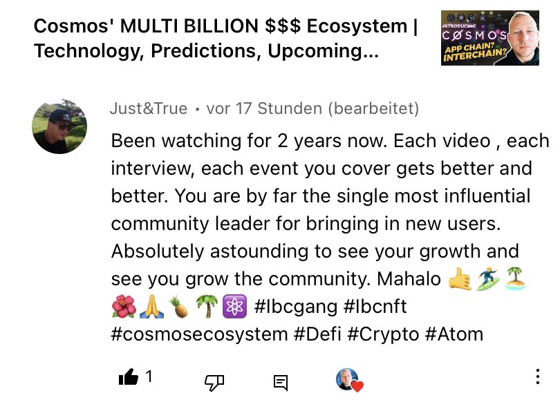 Cryptocito's tweet photo. Big shoutout to @JustinB46587491 for watching every single video for 2 years!!
You cant imagine how much that means to me and how motivating that is!
What an absolute legend ⚛️✌🏼 https://t.co/kwsc98UyfH