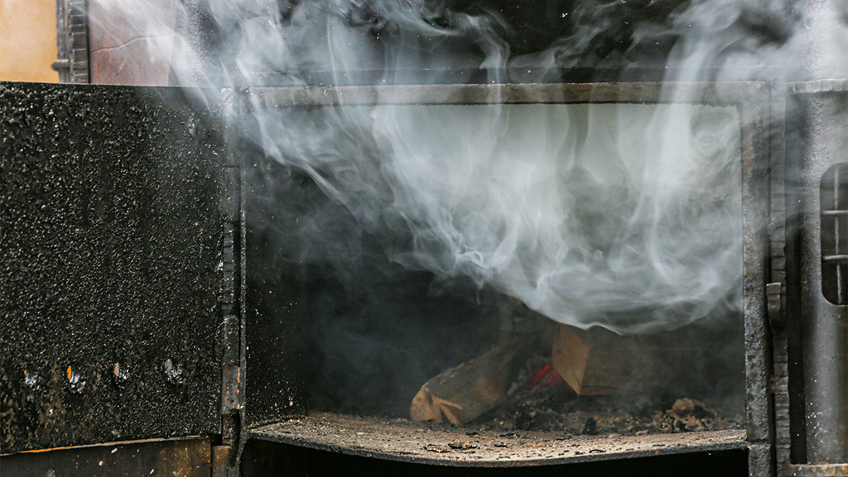 IQAir on Twitter "Chimneys and fireplaces are coated in soot or black carbon from burning wood