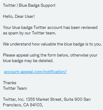 Jesse Singal on Twitter: "Something spammy is going around -- just got