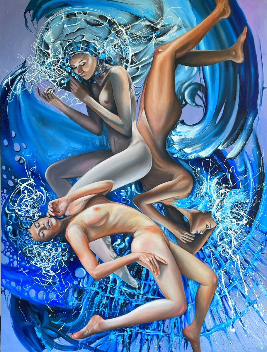 💙Triune Goddess💙 

Oil on canvas 🖼200x150 cm

🖼execution time - 6 months of work 

The Triune Goddess is a great female deity. According to ideas,the Triune Goddess ("White Goddess of Birth, Love and Death") is revered in the forms of "virgin"…⬇️
foundation.app/@alielena_1/in…