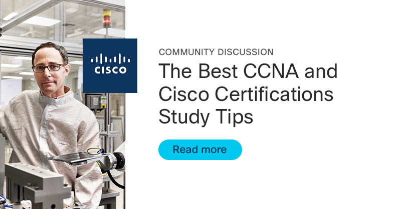 Enlightening!!  Excellent CCNA and Cisco Certifications Study Tips by @John_Capobianco!! @LearningatCisco #CCNA #CCNP 