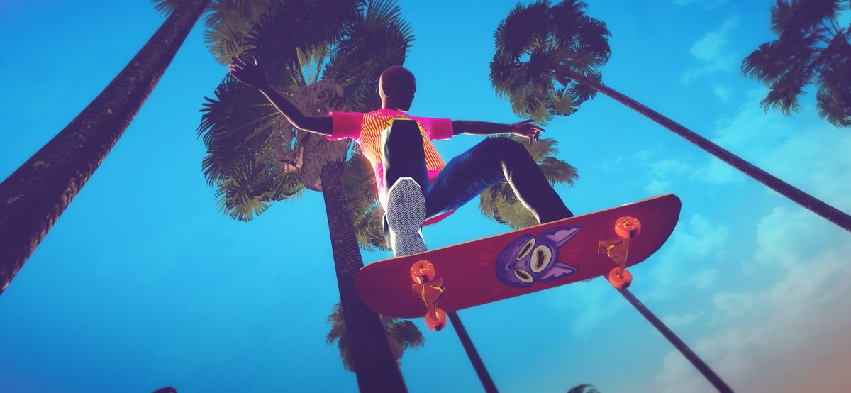 skatecitygame's tweet photo. Take on the ultimate skater’s paradise in Skate City’s new location! Complete our fresh challenges as you explore the streets of Venice Beach now live exclusively on Apple Arcade. https://t.co/ZNHAqtEEML https://t.co/f8pjxZNNz6