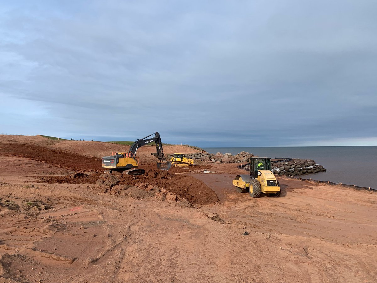 KCM Construction is busy building new golf holes at Fox  Harb’r Resort in Wallace Nova Scotia.