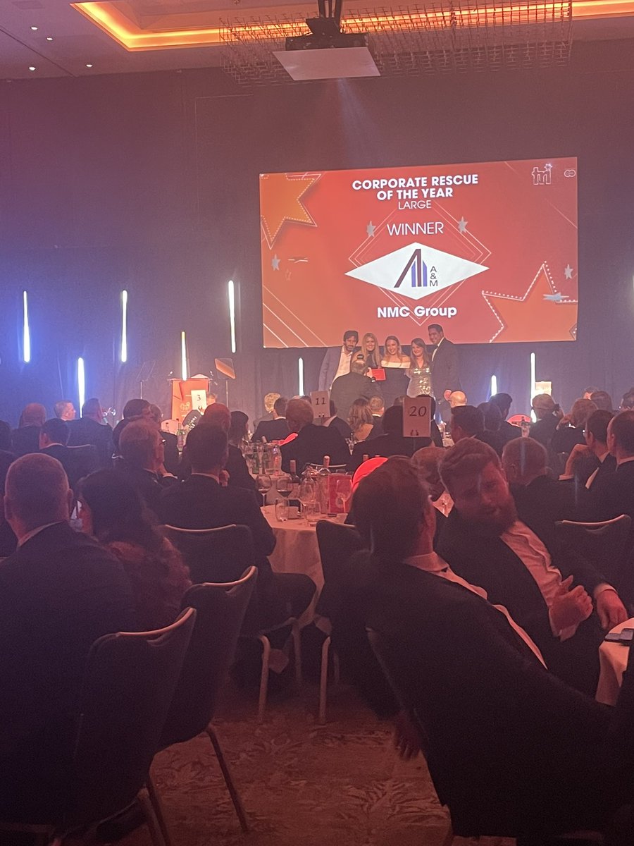 TRIStrategy_'s tweet photo. This years #TRIawards Corporate Rescue of the Year (Large) goes to @alvarezmarsal 👏🏻 https://t.co/TWHXODZdYy
