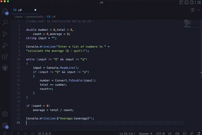 EstradaWebGroup's tweet photo. 🤖 Aprender a usar la instrucción while de C# para ejecutar un bloque de código mientras una expresión booleana es verdadera. 👇👀
https://t.co/GFwYSN6cyi
#code #ccode #csharp #codigo #codigo #programador #Programación #developer #desarrollador https://t.co/AsqUbh2jBX