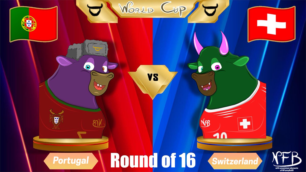 NFunnyBulls's tweet photo. Good evening FunnY Boys and girls.
Here are "finally" the two visuals of the uncommons of the last games of the round of 16.⚽️
#MORSPA et #PORSWI
Tomorrow, we'll go into high gear to discover some rare pieces!😱🤩
Good evening to all and see you tomorrow🙃
#NFTs #NFTcollectibles https://t.co/Oxh4XLFIlx