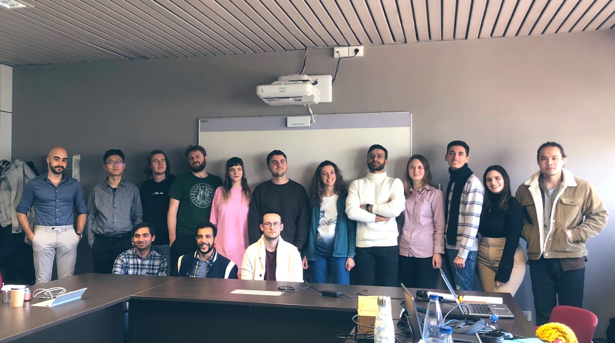 Can #AI create a novel cheese 🧀? 

15 brilliant ESRs working at the interface of 
#ArtificialIntelligence #SystemsBiology #DynamicalSystems &amp; #LifeSciences 
in <a href="/MSCActions/">Marie Skłodowska-Curie Actions</a> #ITN <a href="/EMUSE16/">E-MUSE</a> coordinated by <a href="/do_swennen/">Dominique Swennen</a> <a href="/INRAE_France/">INRAE</a> 

<a href="/KULeuven/">Sam Van Campenhout</a> ESRs <a href="/mathbiojianwang/">Jian Wang</a> and #HuabinLuo👇