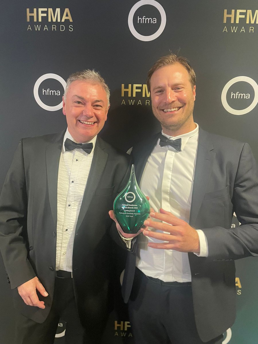 We did it! The only trust to ever win the award twice <a href="/nottmhospitals/">Nottingham University Hospitals</a> Thank you to every person who’s been involved in the <a href="/NUH_WAVE/">NUH WAVE Programme</a> programme. A fantastic team of teams within a fantastic trust of brilliant people ❤️