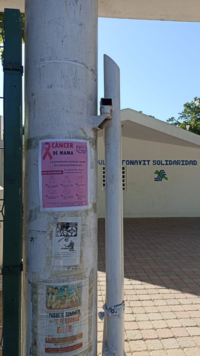 daniel_lopez_22's tweet photo. La prevención de cáncer de mama es todo el año, difundiendo el mensaje en el Club deportivo/Centro de Salud Infonavit Solidaridad en Culiacán, Sinaloa. #Mujeres2AlMes #CancerDeMama #DetectaloAhora @medicosconcausa https://t.co/dwq9BM63LT