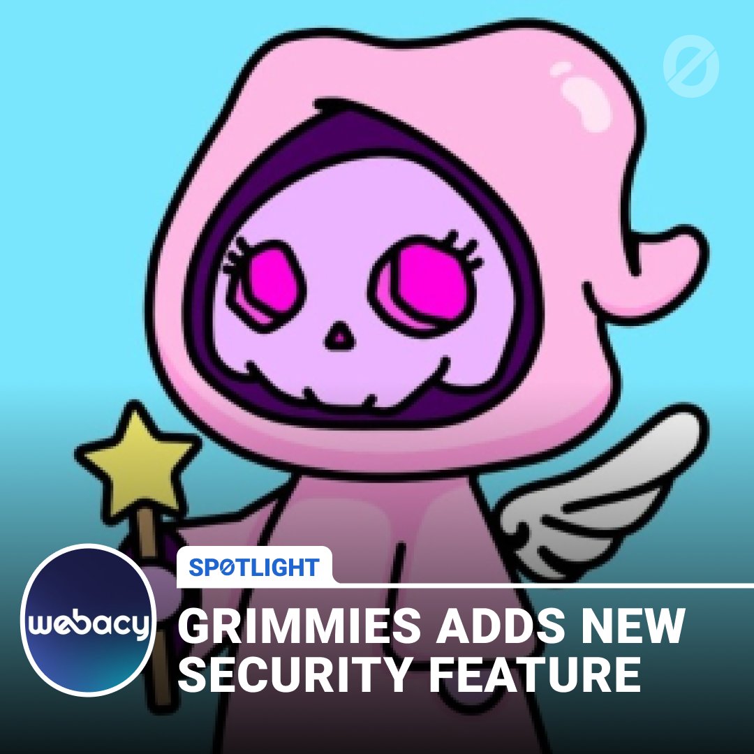 OriginProtocol's tweet photo. .@GrimmiesNFT is taking web3 wallet security to the next level! 🔒

Holders can now access the @mywebacy “wallet watch” for instant notifications to keep you updated on all transactions via SMS or e-mail. 📥

Stay updated, stay safe! 💯 https://t.co/ZJFjKp1u4Q