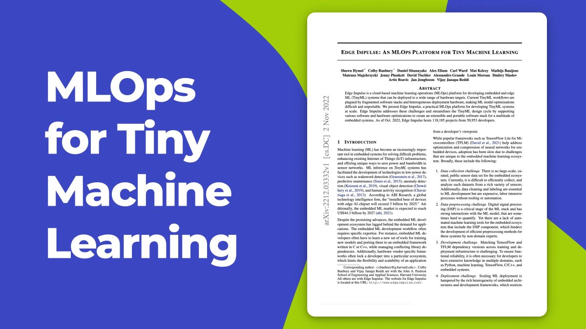 Edge Impulse tweet media