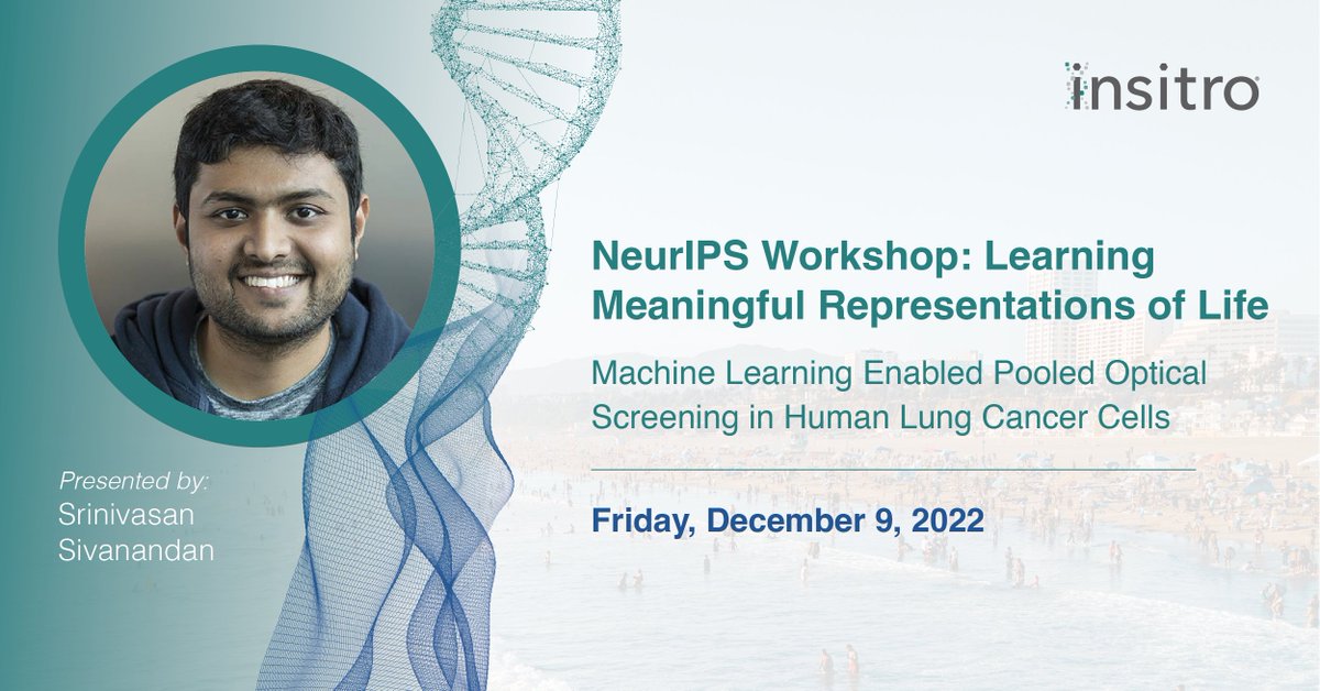 Participating in #NeurIPS2022? Join insitro senior machine learning scientist Srinivasan Sivanandan’s virtual presentation tomorrow for a deep dive on using #MachineLearning to analyze and learn from image-based pooled CRISPR knock-out screens.